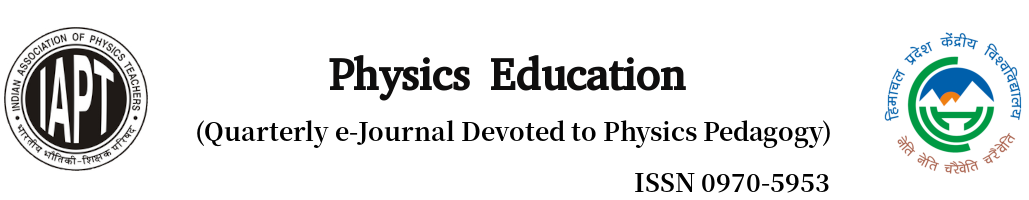 Journal of Physics Education (Quarterly e-Journal Devoted to Physics Pedagogy)